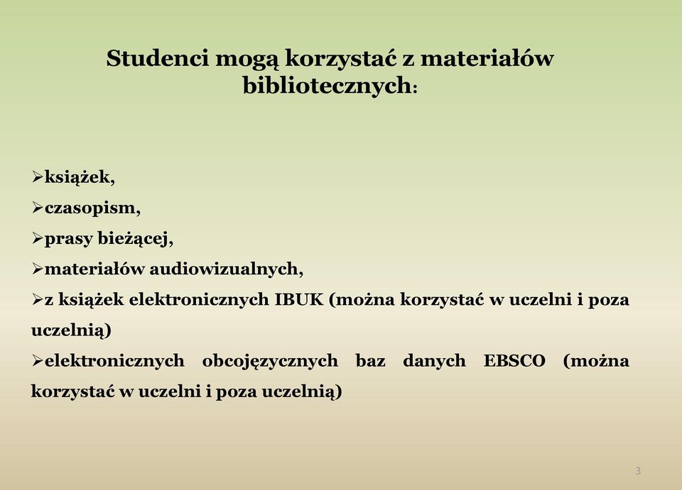 elektronicznych IBUK (można korzystać w uczelni i poza uczelnią)