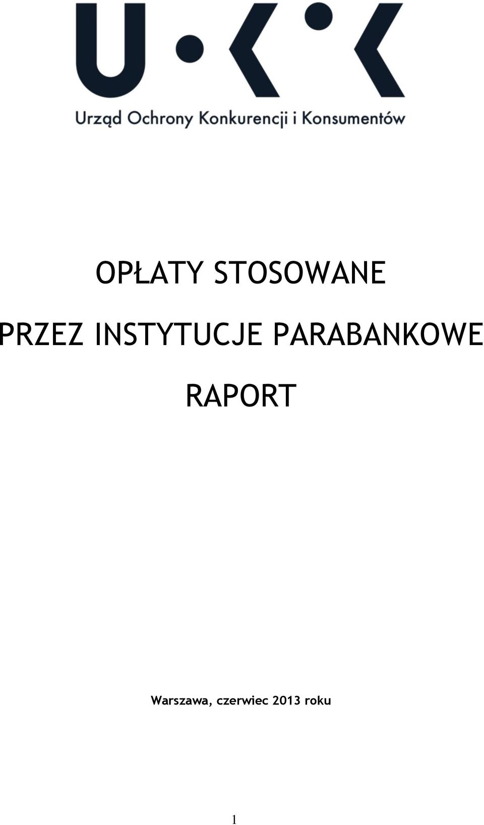 PARABANKOWE RAPORT