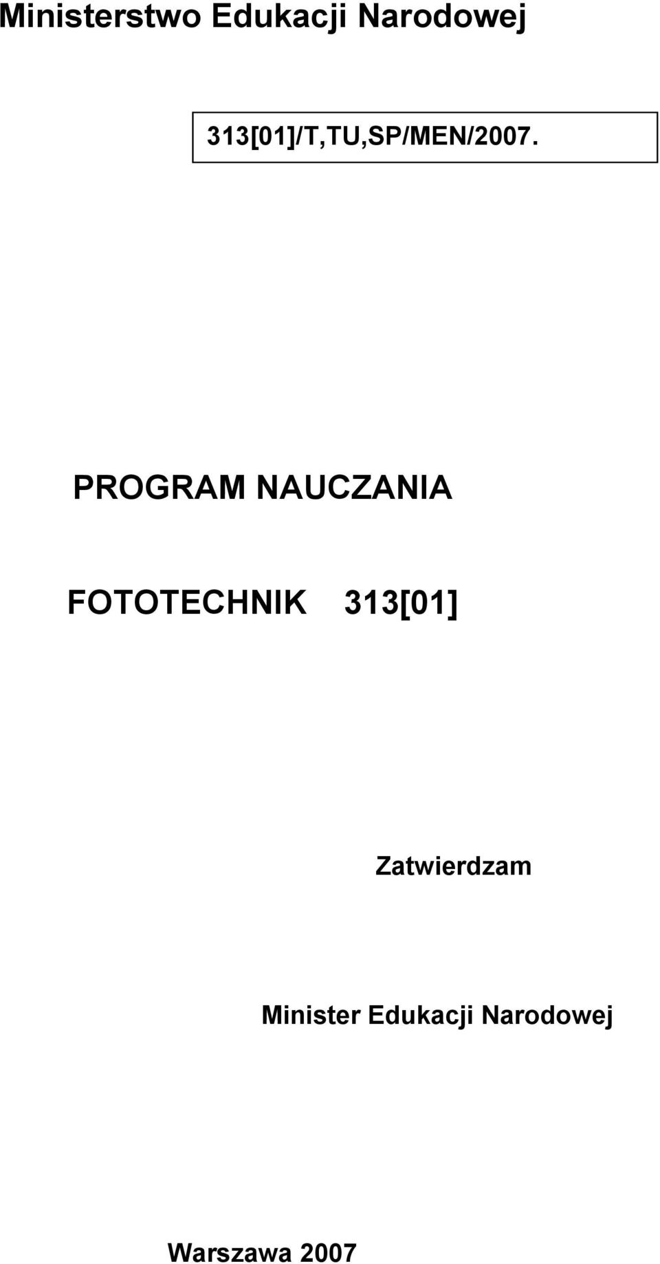 PROGRAM NAUCZANIA FOTOTECHNIK 313[01]
