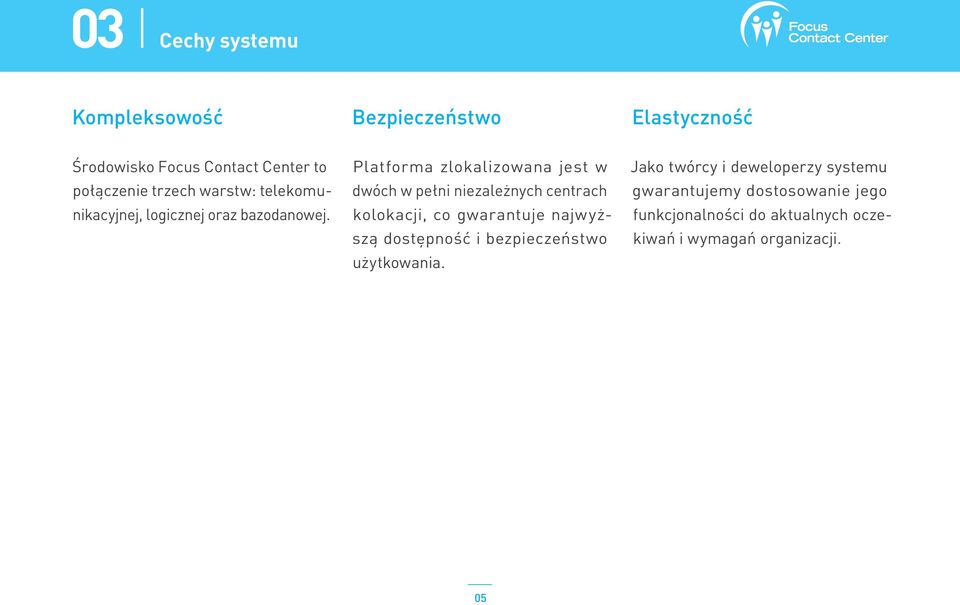 Platforma zlokalizowana jest w dwóch w pełni niezależnych centrach kolokacji, co gwarantuje najwyższą