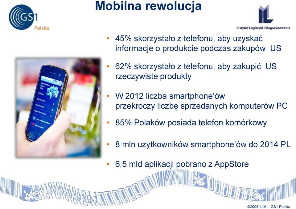 smartphone ów przekroczy liczbę sprzedanych komputerów PC 85% Polaków posiada telefon