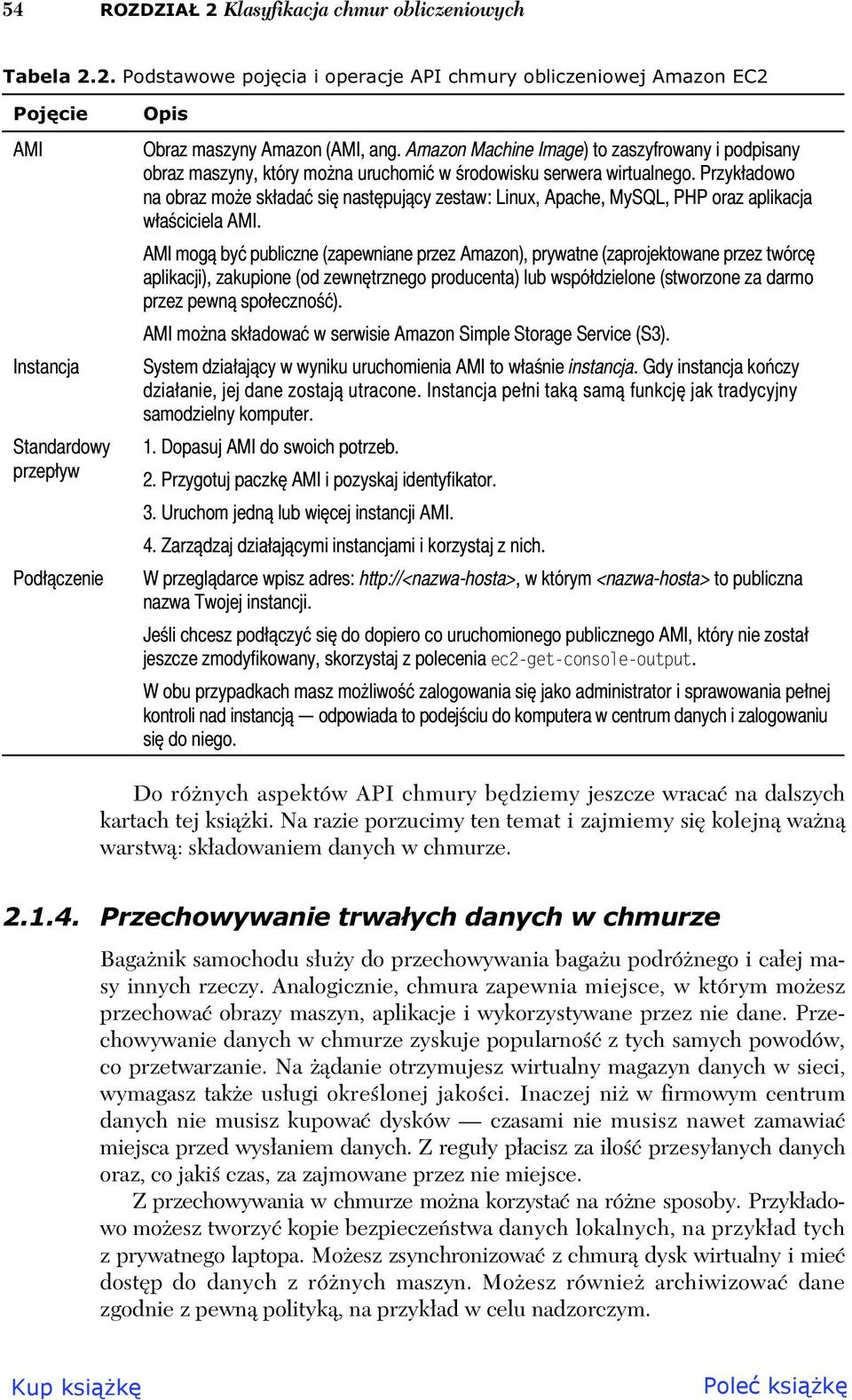 Przyk adowo na obraz mo e sk ada si nast puj cy zestaw: Linux, Apache, MySQL, PHP oraz aplikacja w a ciciela AMI.