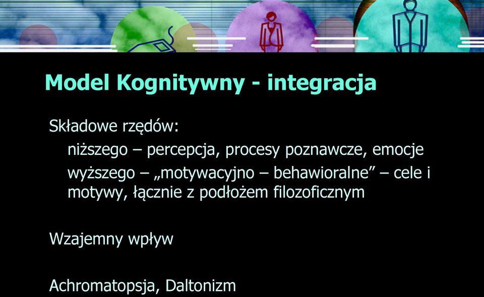 wyższego motywacyjno behawioralne cele i motywy,