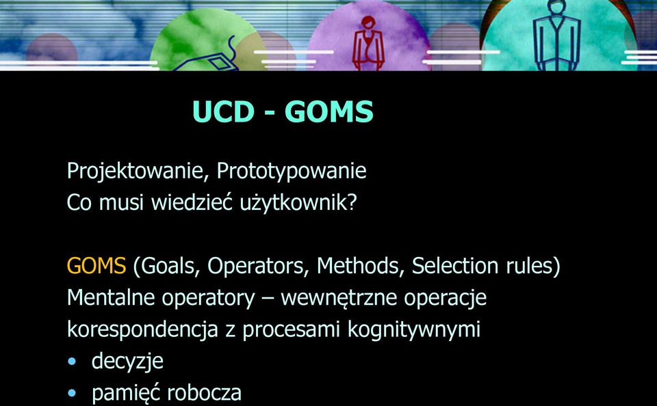 GOMS (Goals, Operators, Methods, Selection rules)