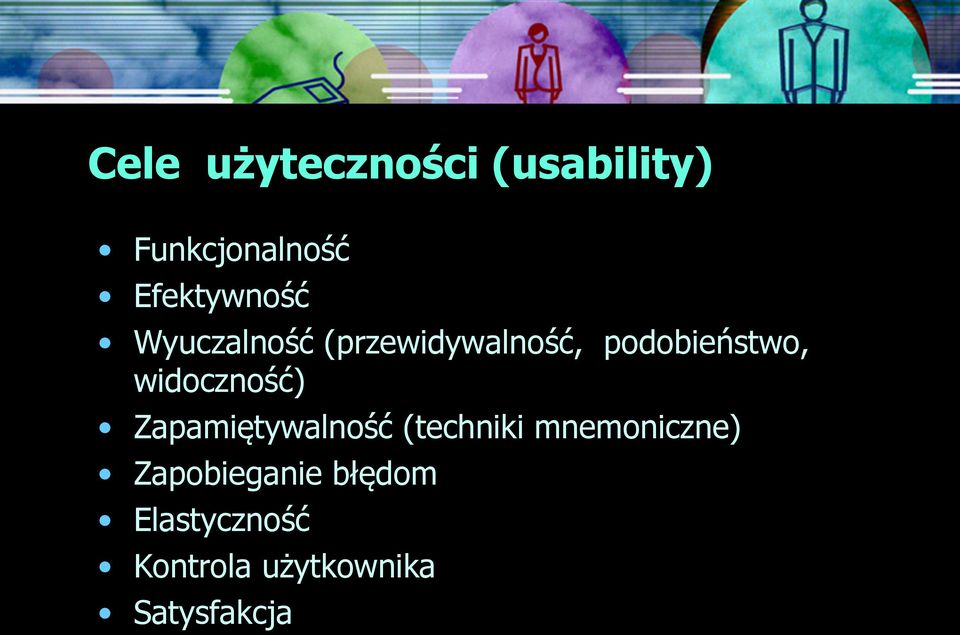 podobieństwo, widoczność) Zapamiętywalność (techniki