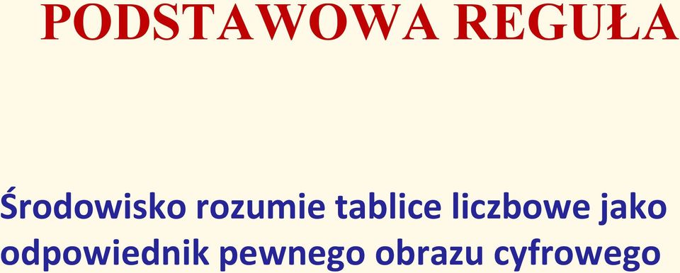 tablice liczbowe jako