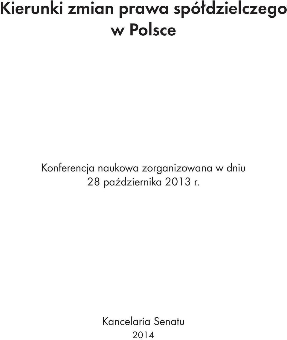 Konferencja naukowa