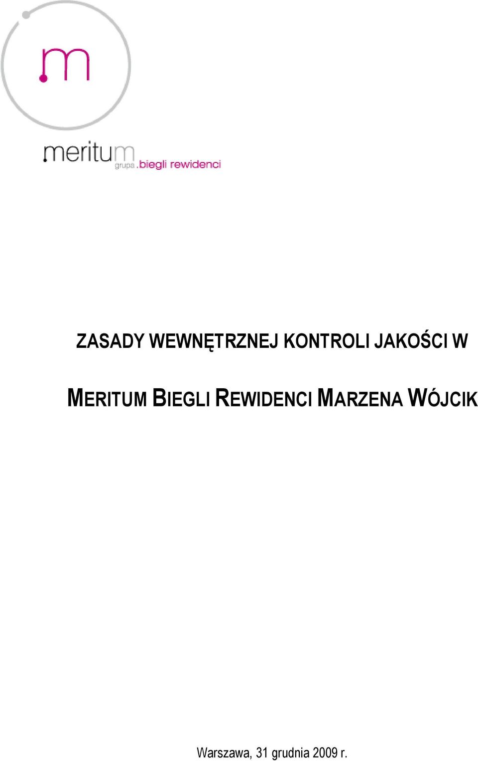 BIEGLI REWIDENCI MARZENA