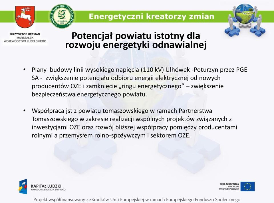 bezpieczeństwa energetycznego powiatu.