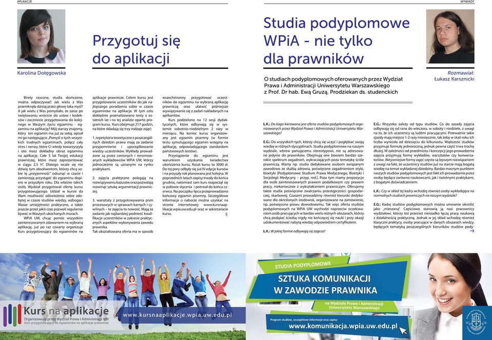 Mój starszy znajomy, który ten egzamin ma już za sobą, opisał mi go następująco: Pomyśl o tych wszystkich trudnych egzaminach, połącz cały stres i nerwy, które Ci wtedy towarzyszyły i oto masz