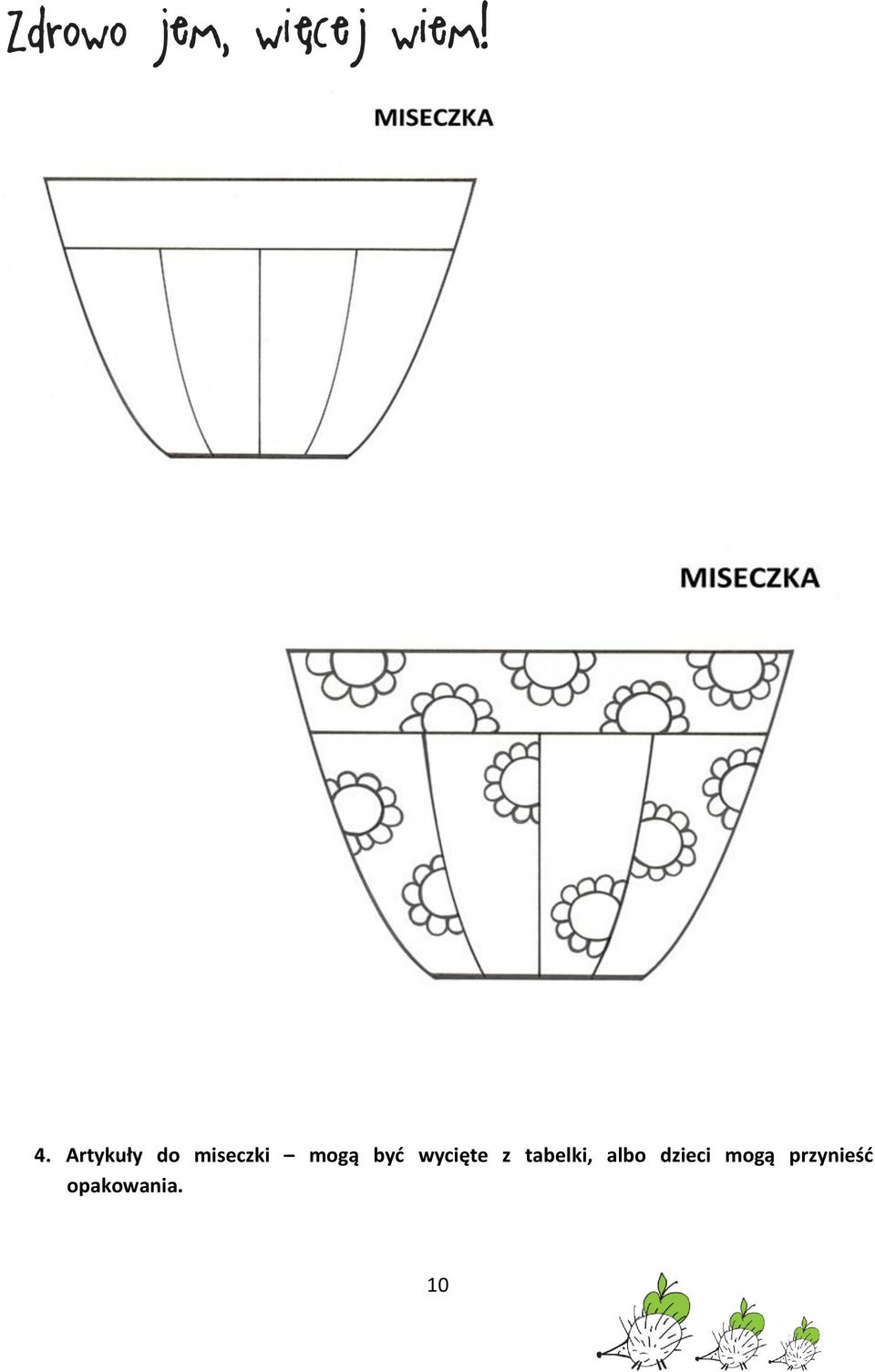 tabelki, albo dzieci