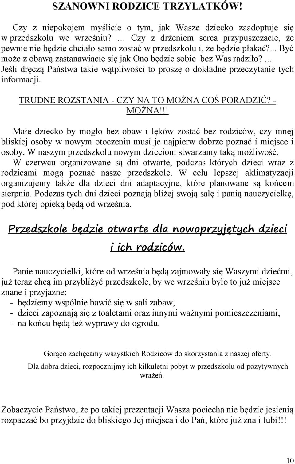 ... Jeśli dręczą Państwa takie wątpliwości to proszę o dokładne przeczytanie tych informacji. TRUDNE ROZSTANIA - CZY NA TO MOŻNA COŚ PORADZIĆ? - MOŻNA!