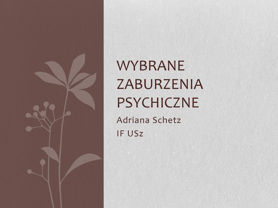 PSYCHICZNE