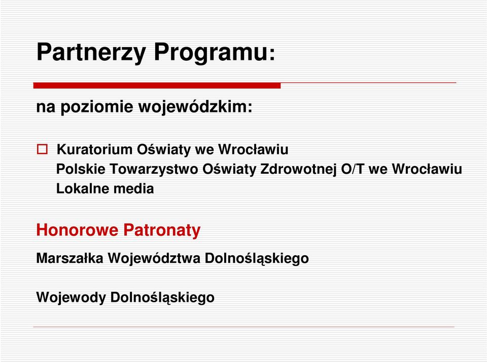 Owiaty Zdrowotnej O/T we Wrocławiu Lokalne media