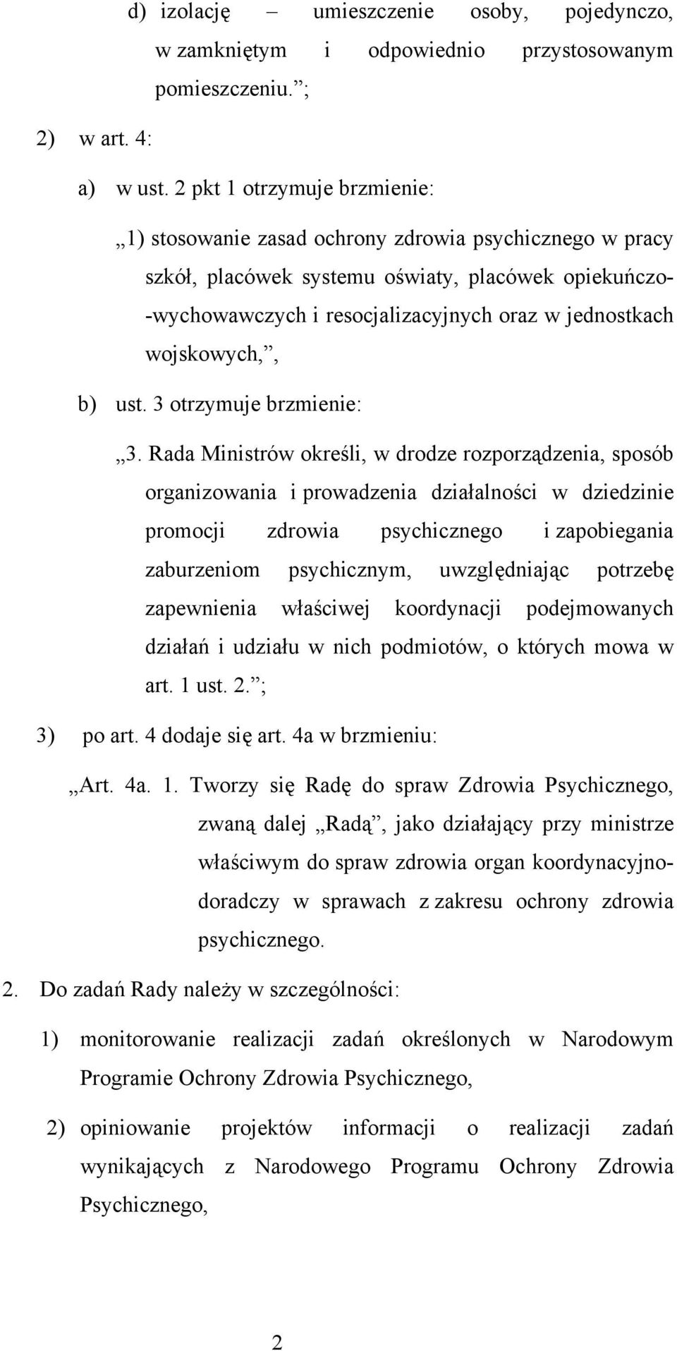 wojskowych,, b) ust. 3 otrzymuje brzmienie: 3.