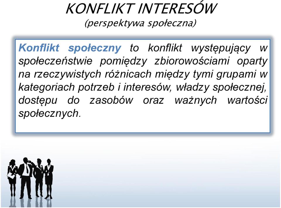 rzeczywistych różnicach między tymi grupami w kategoriach potrzeb i