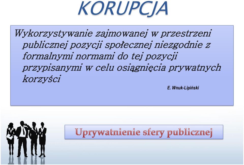 niezgodnie z formalnymi normami do tej pozycji