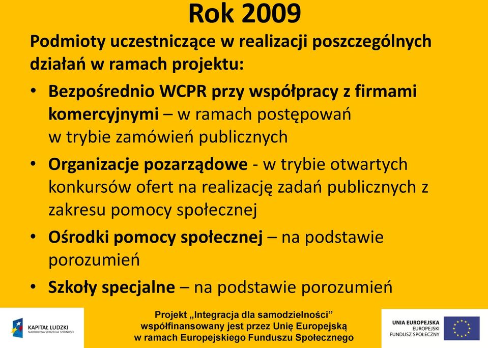 Organizacje pozarządowe - w trybie otwartych konkursów ofert na realizację zadań publicznych z