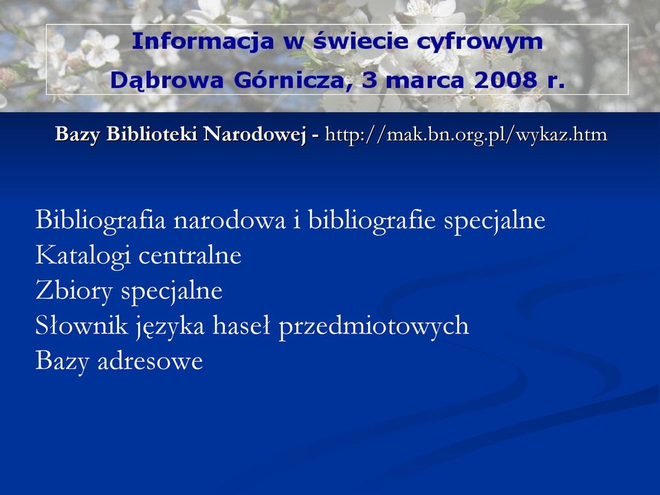 htm Bibliografia narodowa i bibliografie