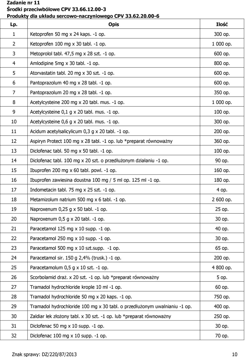 - op. 350 op. 8 Acetylcysteine 200 mg x 20 tabl. mus. - op. 000 op. 9 Acetylcysteine 0, g x 20 tabl. mus. - op. 00 op. 0 Acetylcysteine 0,6 g x 20 tabl. mus. - op. 300 op.