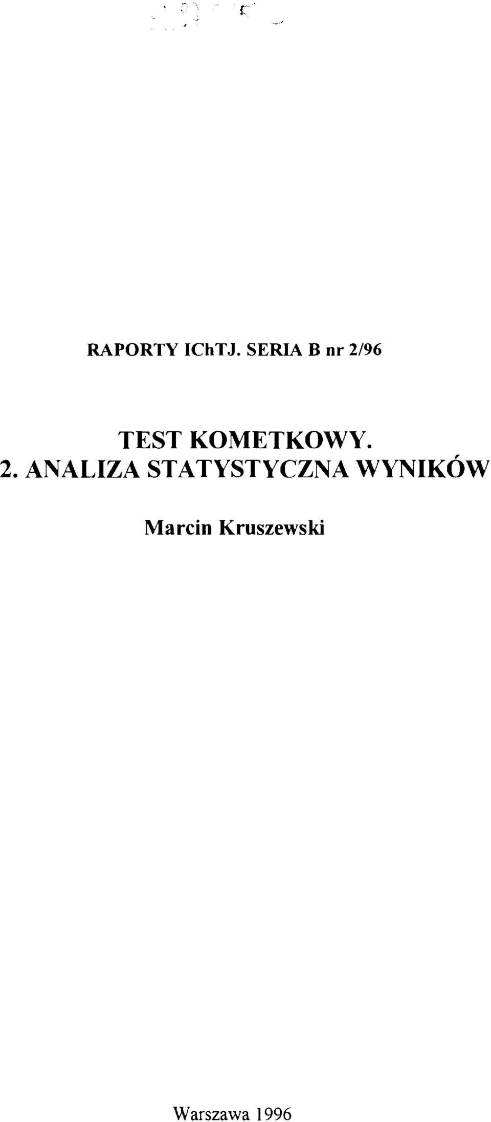 KOMETKOWY. 2.