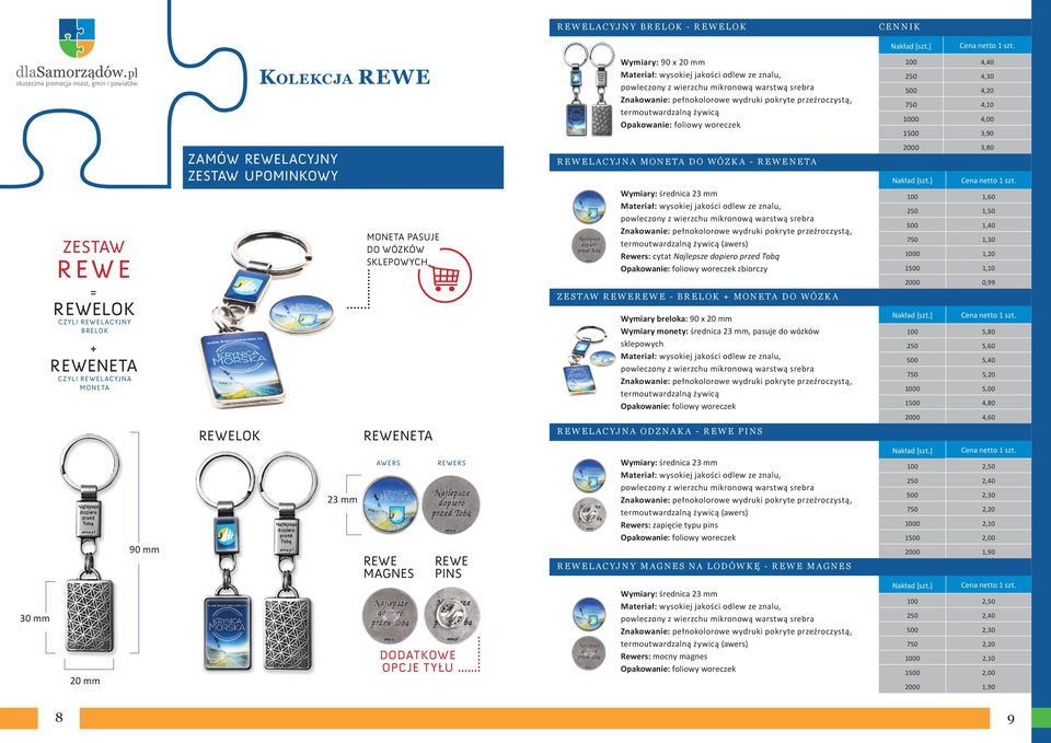 MONETA ZAMÓW REWELACYJNY ZESTAW UPOMINKOWY MONETA PASUJE DO WÓZKÓW SKLEPOWYCH REWELACYJNA MONETA DO WÓZKA - REWENETA Wymiary: średnica 23 mm Materiał: wysokiej jakości odlew ze znalu, powleczony z