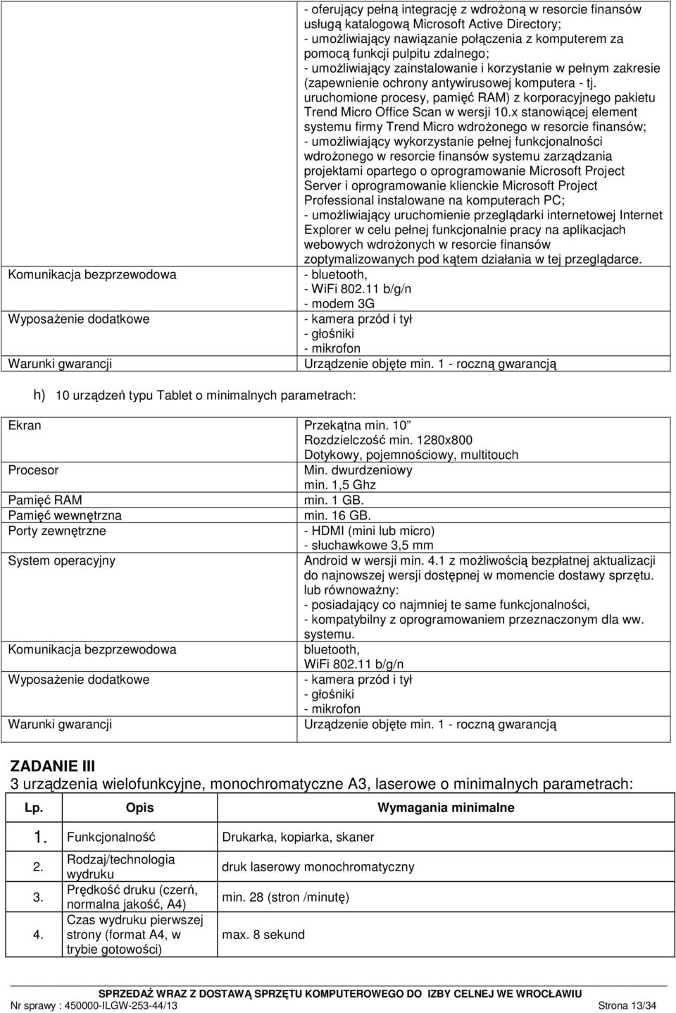 uruchomione procesy, pamięć RAM) z korporacyjnego pakietu Trend Micro Office Scan w wersji 10.