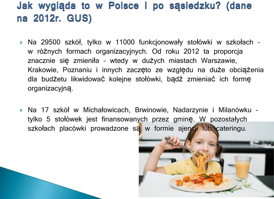 Od roku 2012 ta proporcja znacznie się zmieniła wtedy w dużych miastach Warszawie, Krakowie, Poznaniu i innych zaczęto ze względu na duże