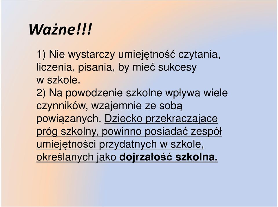 w szkole.