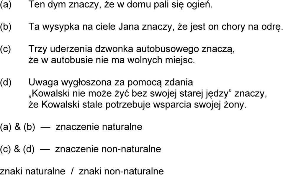 Trzy uderzenia dzwonka autobusowego znaczą, że w autobusie nie ma wolnych miejsc.