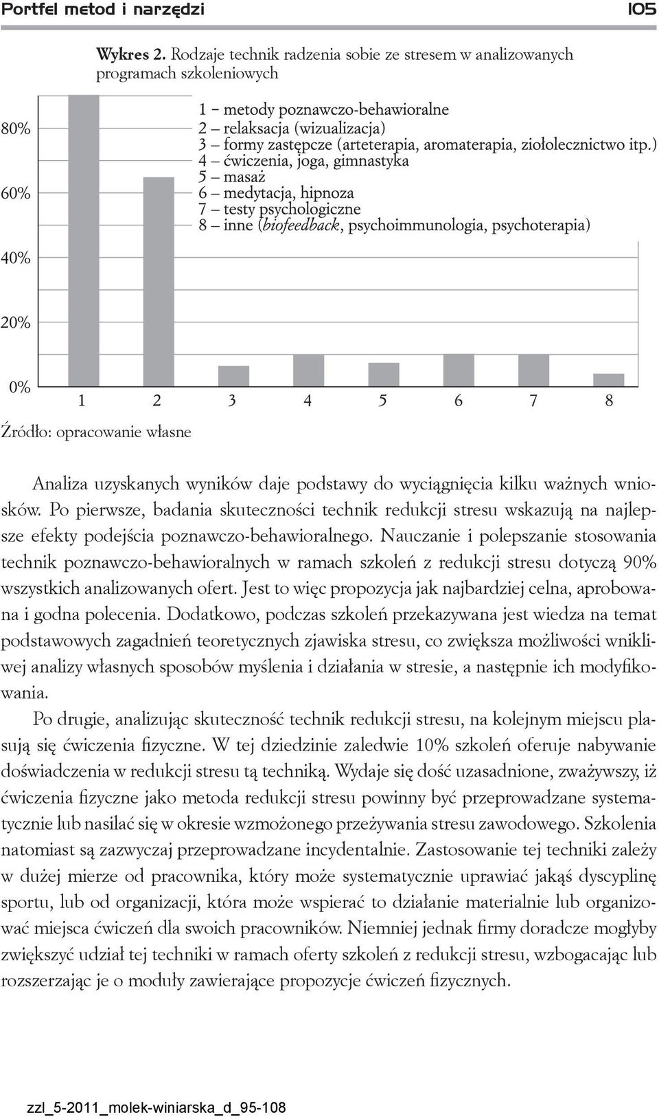 Po pierwsze, badania skuteczności technik redukcji stresu wskazują na najlepsze efekty podejścia poznawczo-behawioralnego.