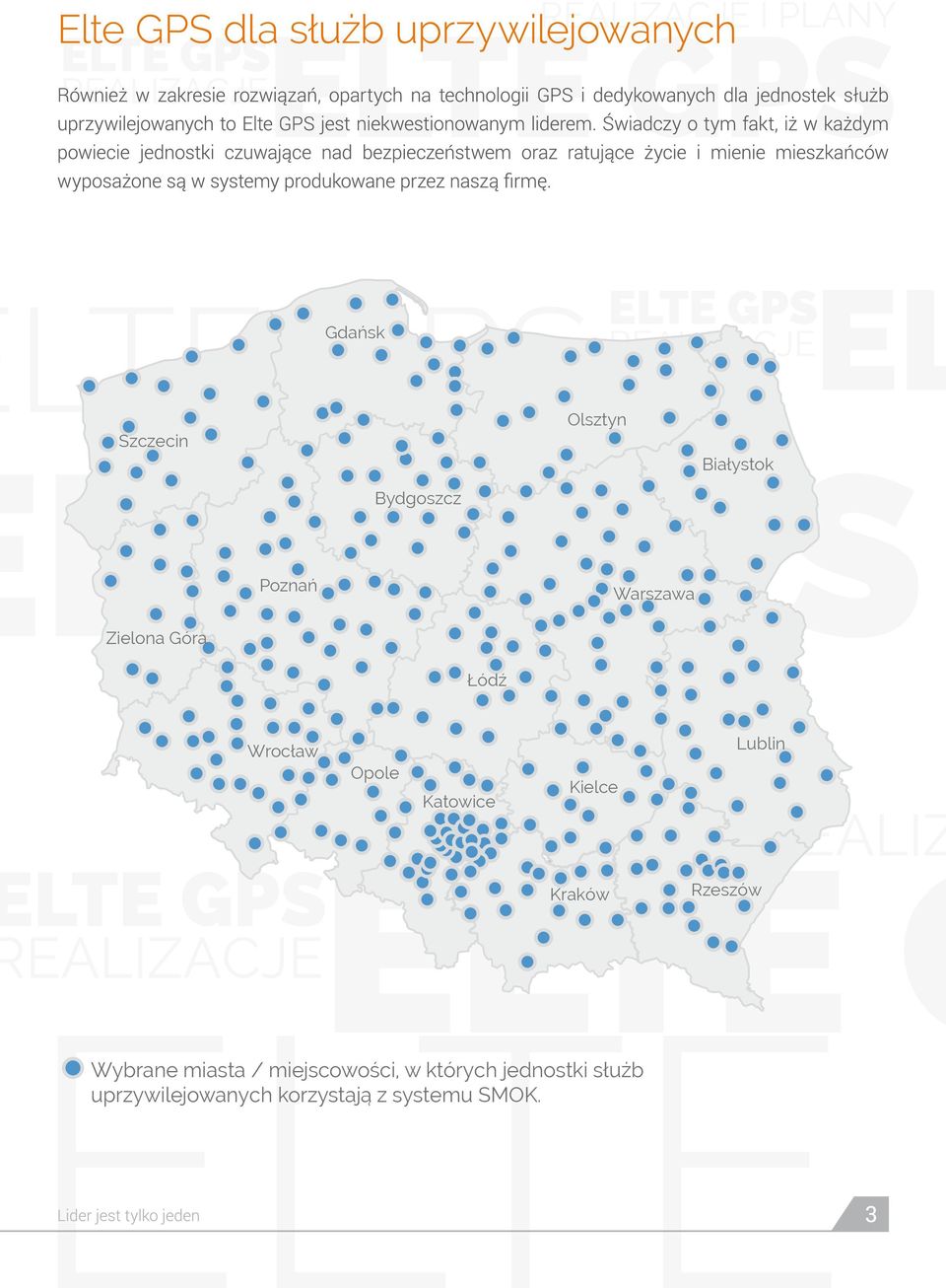 Lublin Kraków Rzeszów Wybrane miasta / miejscowości, w