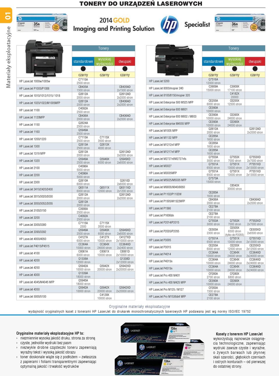 2410/2420/2430 HP LaserJet 3015/3020/3030 HP LaserJet 3050/3052/3055 HP LaserJet 3100/3150 HP LaserJet 3200 HP LaserJet 3300/3380 HP LaserJet 3390/3392 HP LaserJet 4000/4050 HP LaserJet P4015/P4515