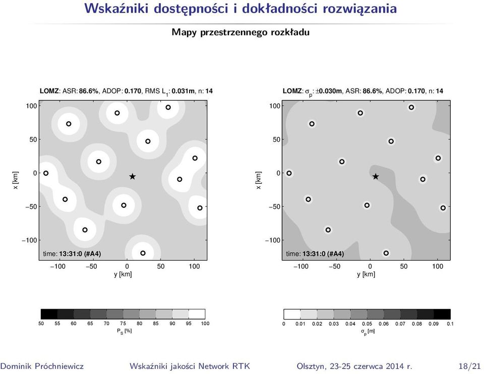 17, n: 14 1 1 5 5 x [km] x [km] 5 5 1 1 time: 13:31: (#A4) time: 13:31: (#A4) 1 5 5 1 y [km] 1 5 5 1 y