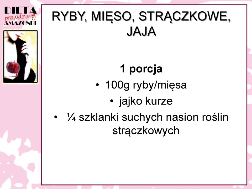 ryby/mięsa jajko kurze ¼