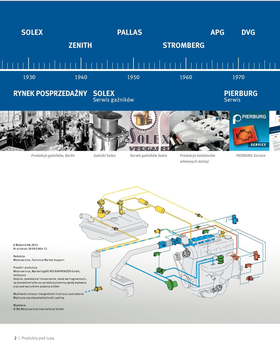 2014 Nr artykułu 50 003 864-13 Redakcja Motorservice, Technical Market Support Projekt i produkcja Motorservice, MarketingDIE NECKARPRINZEN GmbH, Heilbronn Dodruk, powielanie i