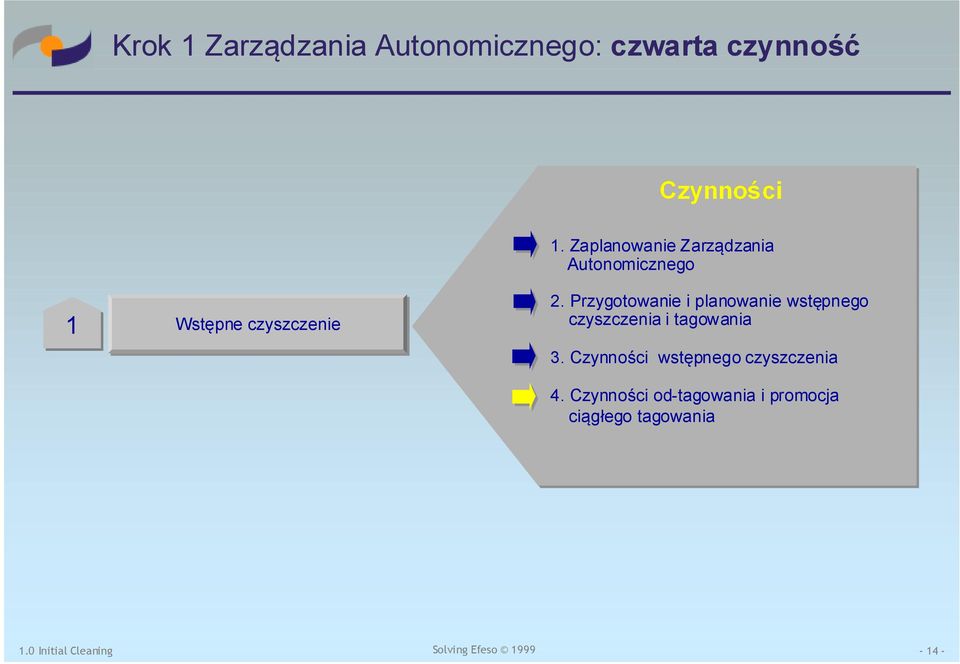 Przygotowanie i planowanie wstępnego czyszczenia i tagowania 3.