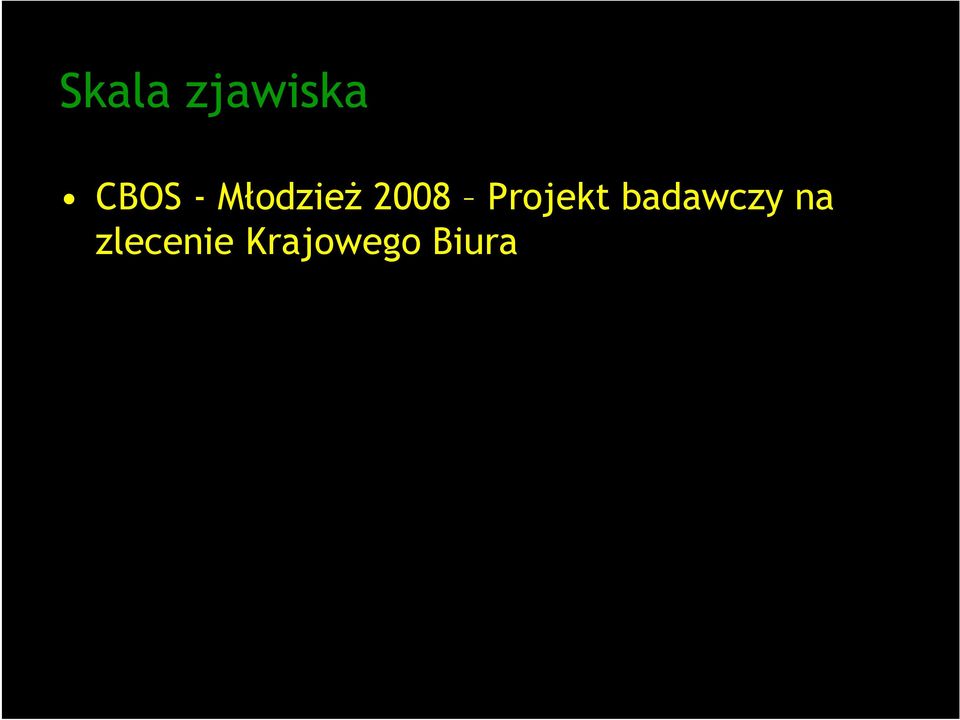 Projekt badawczy na