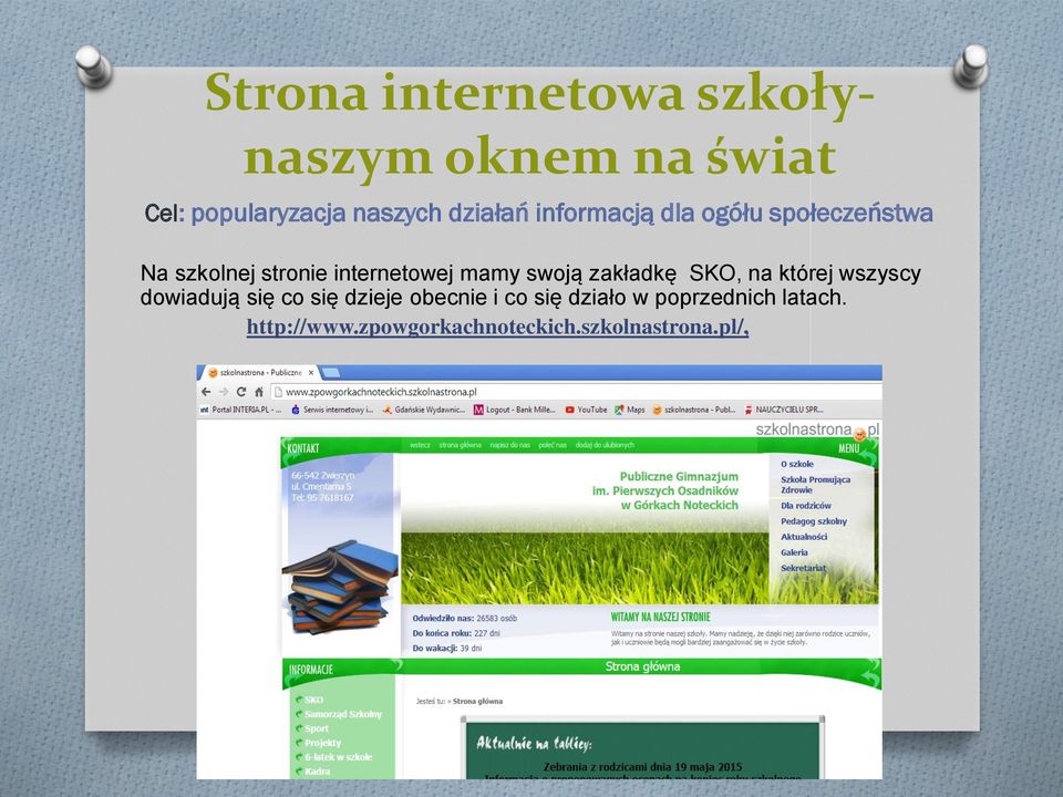 mamy swoją zakładkę SKO, na której wszyscy dowiadują się co się dzieje obecnie