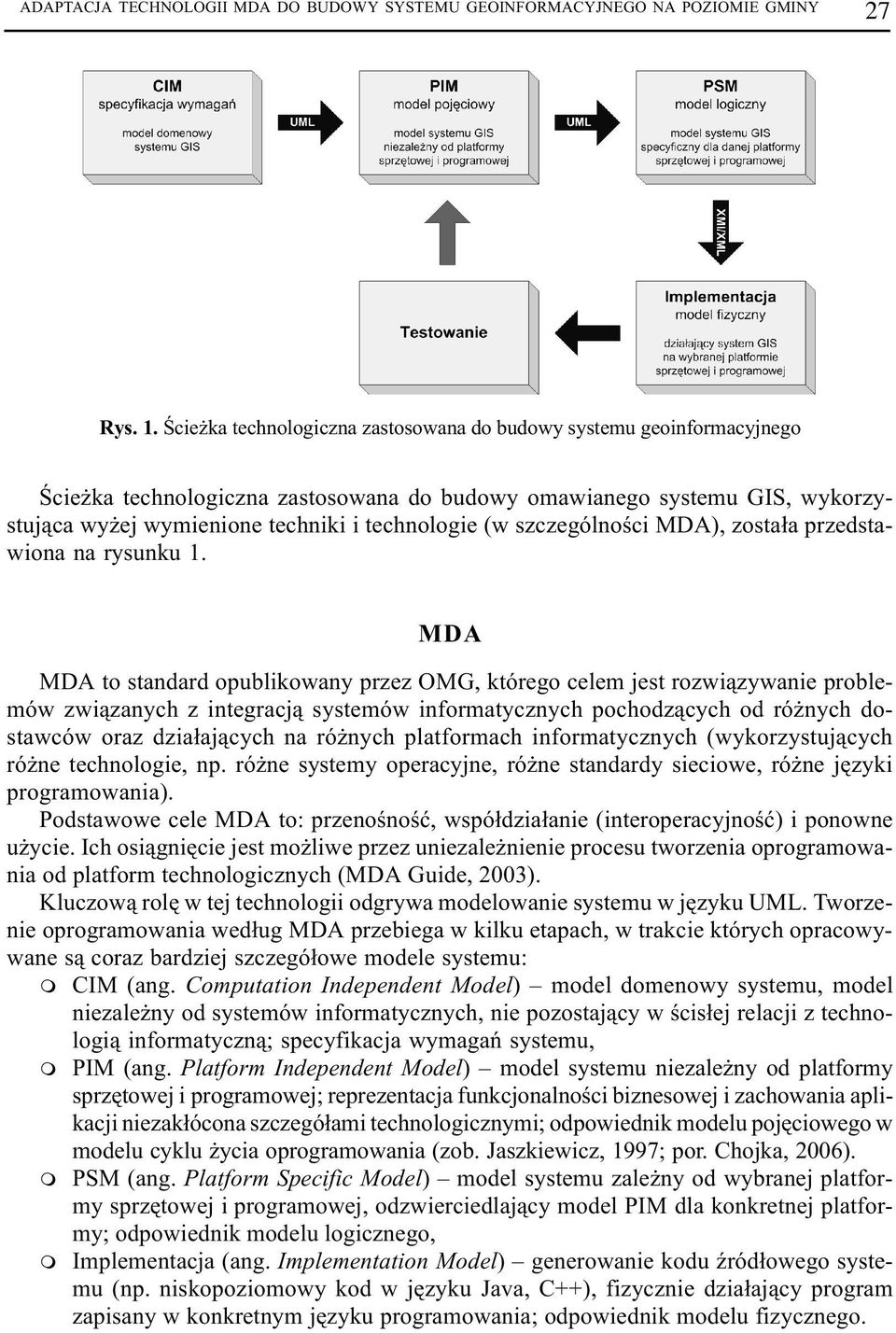 szczególnoœci MDA), zosta³a przedstawiona na rysunku 1.