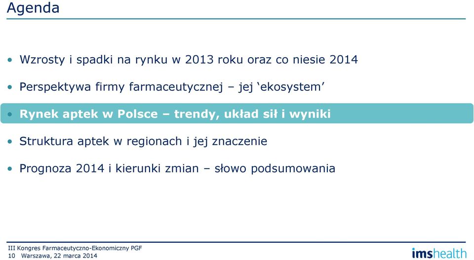 trendy, układ sił i wyniki Struktura aptek w regionach i jej znaczenie