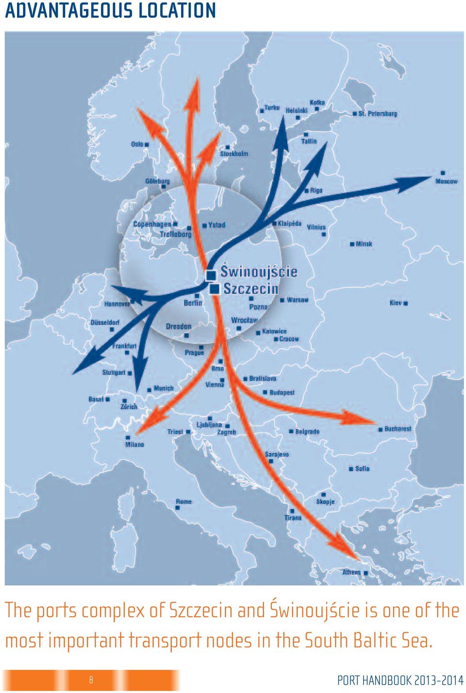 the most important transport nodes in