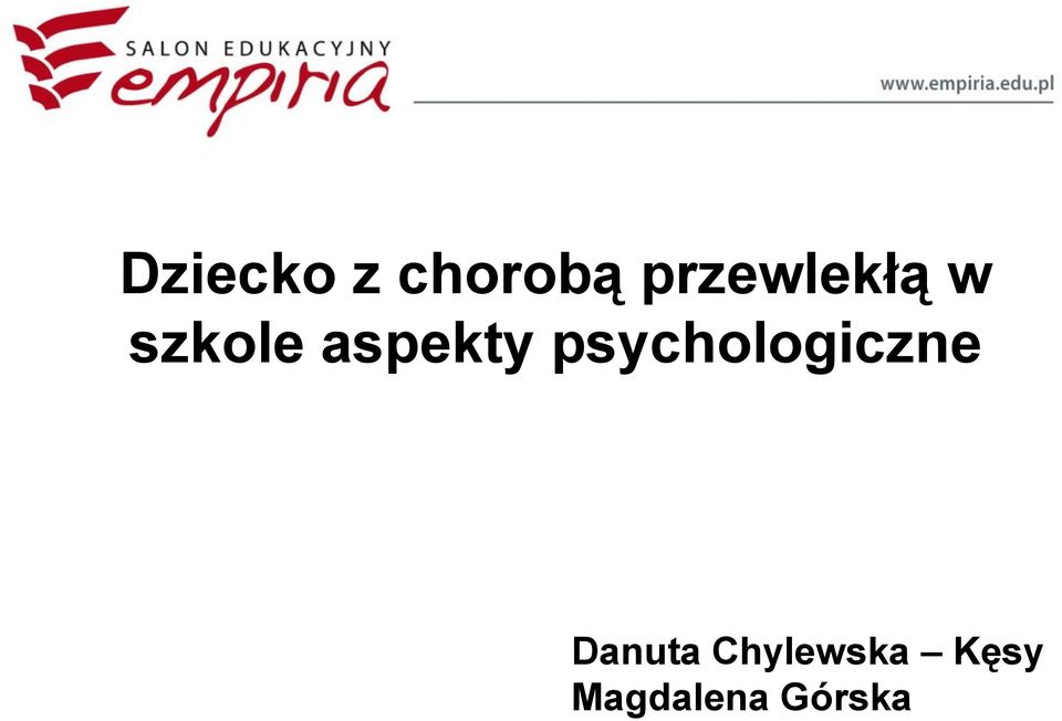 aspekty psychologiczne