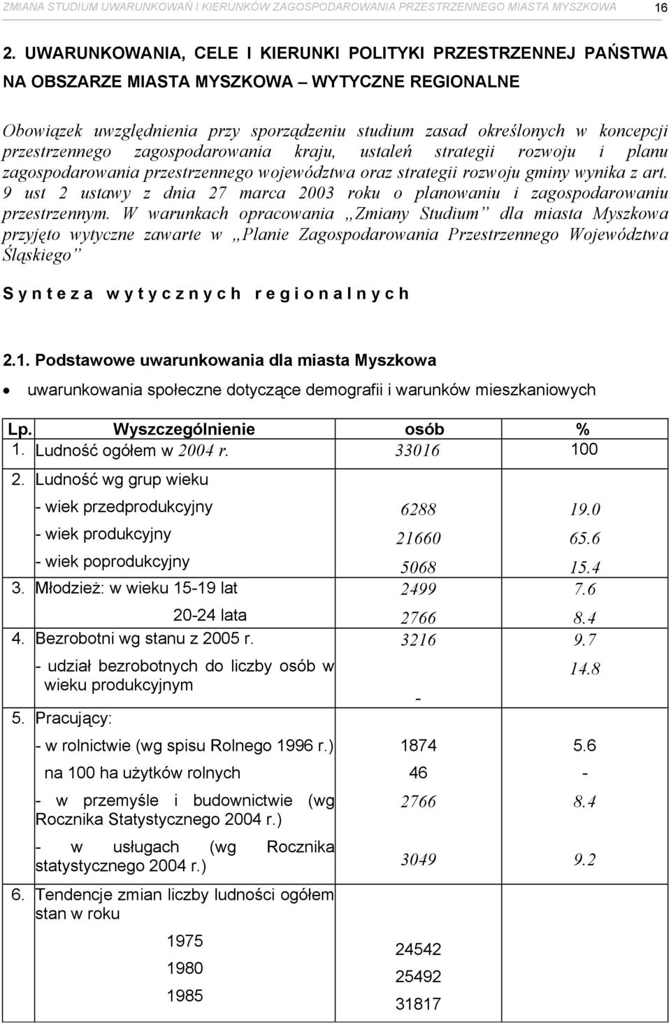 przestrzennego zagospodarowania kraju, ustaleń strategii rozwoju i planu zagospodarowania przestrzennego województwa oraz strategii rozwoju gminy wynika z art.