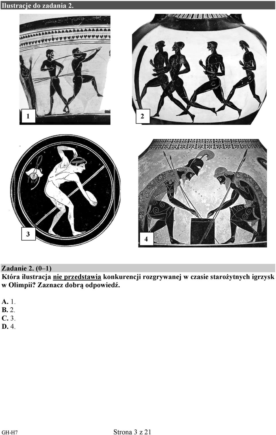 rozgrywanej w czasie starożytnych igrzysk w Olimpii?