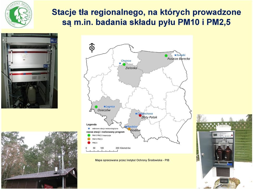 badania składu pyłu PM10 i PM2,5