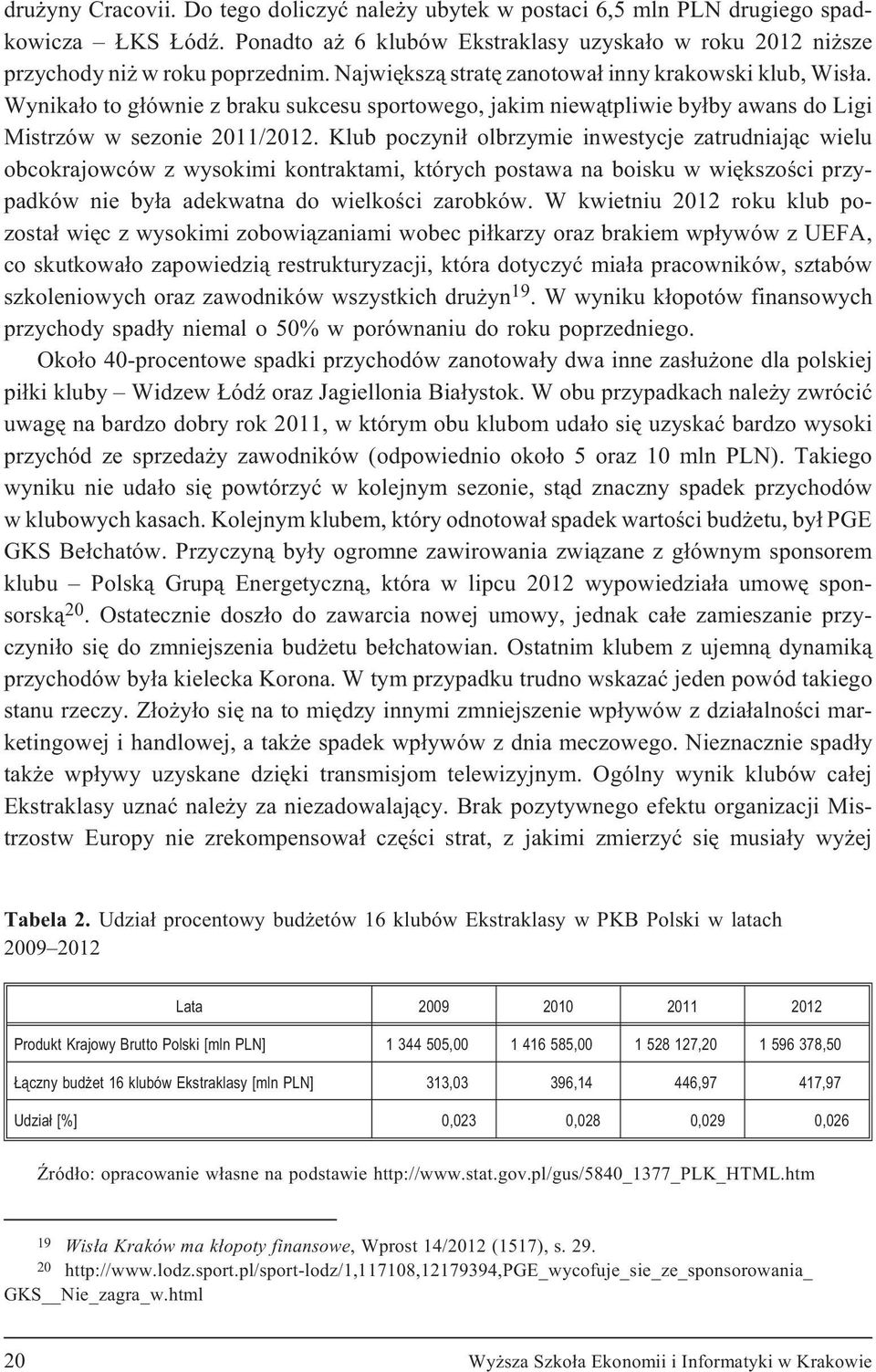 Klub poczyni³ olbrzymie inwestycje zatrudniaj¹c wielu obcokrajowców z wysokimi kontraktami, których postawa na boisku w wiêkszoœci przypadków nie by³a adekwatna do wielkoœci zarobków.