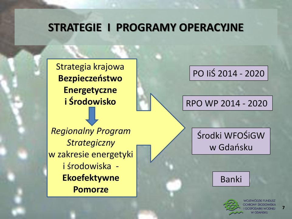 WP 2014-2020 Regionalny Program Strategiczny w zakresie