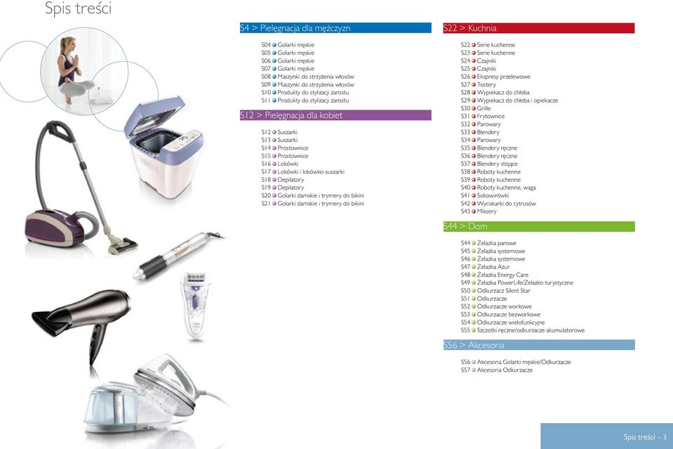 Depilatory S19 Depilatory S20 Golarki damskie i trymery do bikini S21 Golarki damskie i trymery do bikini S22 > Kuchnia S22 Serie kuchenne S23 Serie kuchenne S24 Czajniki S25 Czajniki S26 Ekspresy