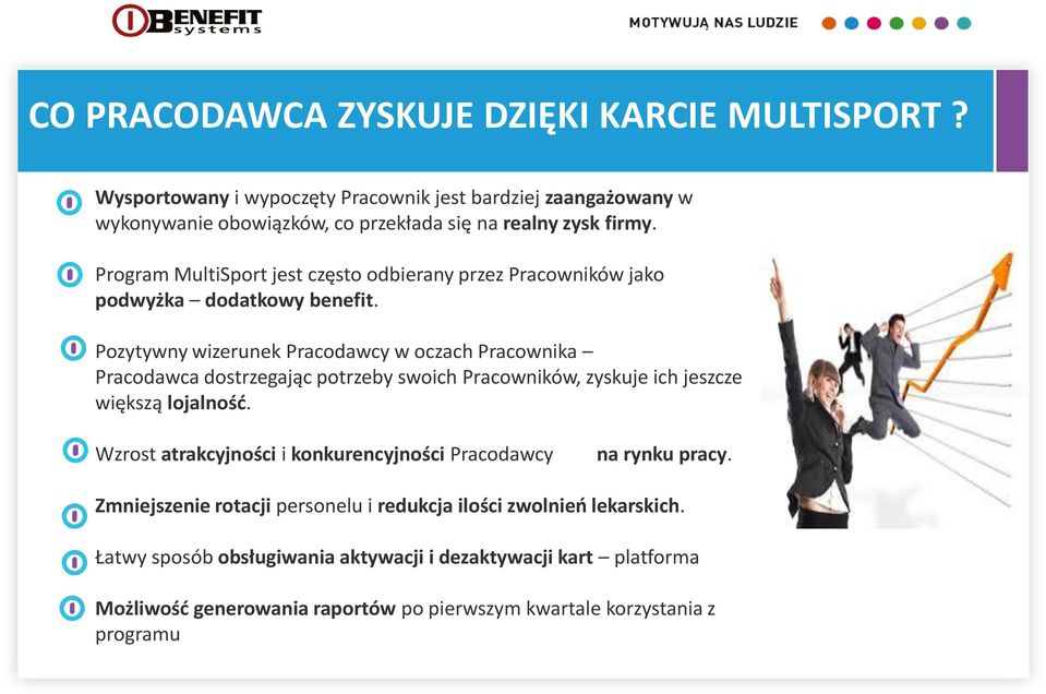 Program MultiSport jest często odbierany przez Pracowników jako podwyżka dodatkowy benefit.